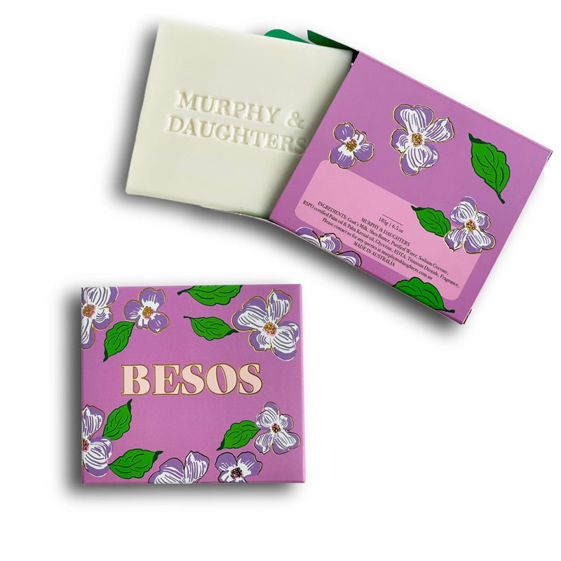 Find Besos Violet Soap - Murphy & Daughters at Bungalow Trading Co.