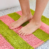 Pear Pie Stripe Bath Mat
