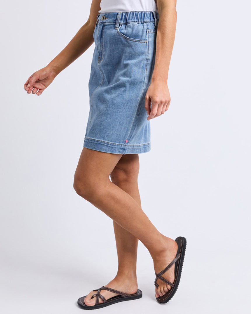 Birdie Denim Skirt