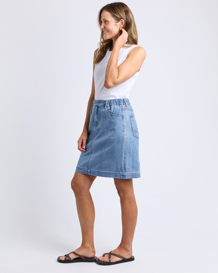 Birdie Denim Skirt