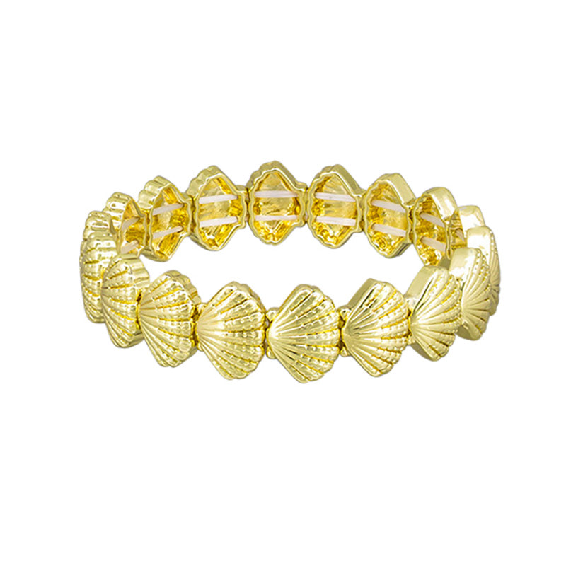 Gold Sea Shell Bracelet