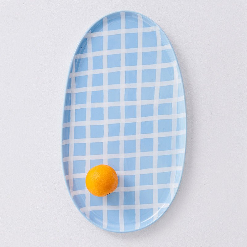 Find Blue Bird Tartan Platter - Kip & Co at Bungalow Trading Co.