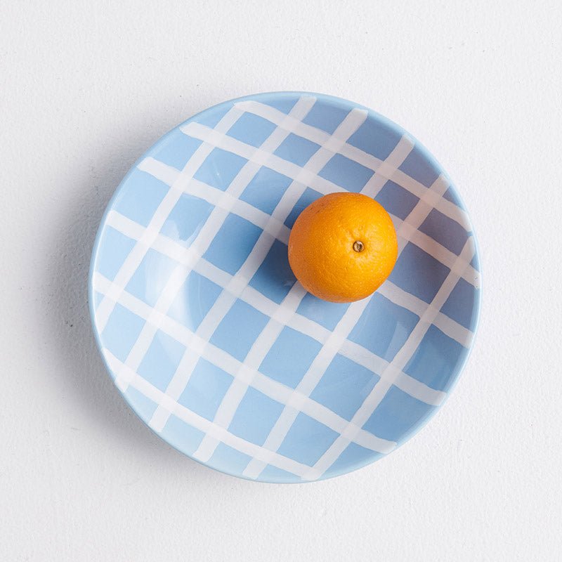 Find Blue Bird Tartan Salad Bowl - Kip & Co at Bungalow Trading Co.