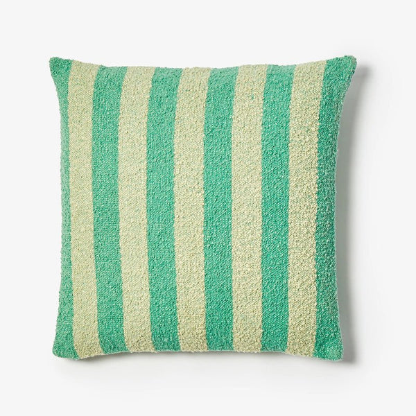 Find Boucle Stripe Mint Cushion 60cm - Bonnie & Neil at Bungalow Trading Co.