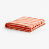 Find Boucle Stripe Red Pink Throw - Bonnie & Neil at Bungalow Trading Co.