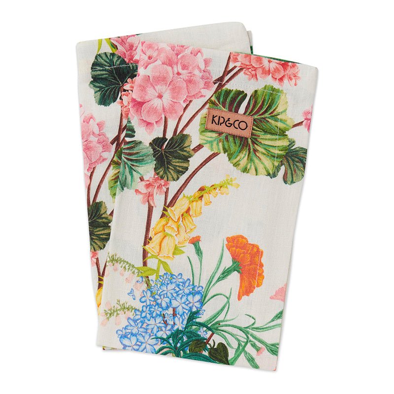 Find Bouquet Beauty Linen Napkins Set of 4 - Kip & Co at Bungalow Trading Co.