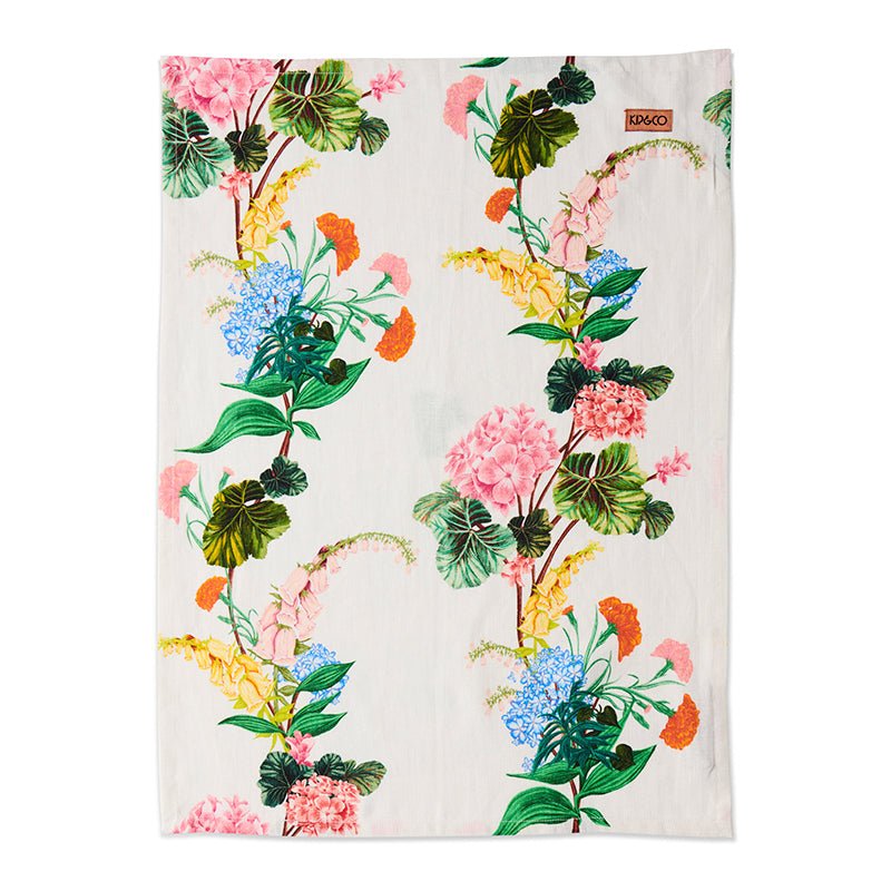 Find Bouquet Beauty Linen Tea Towel - Kip & Co at Bungalow Trading Co.