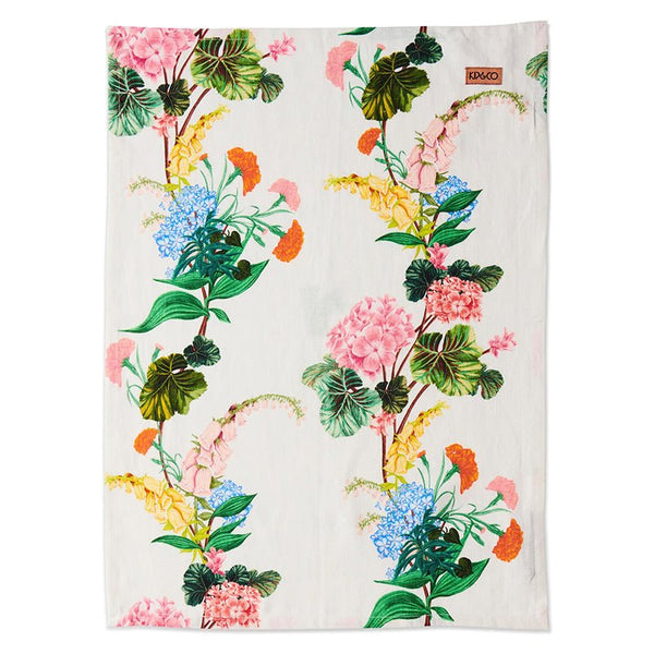 Find Bouquet Beauty Linen Tea Towel - Kip & Co at Bungalow Trading Co.