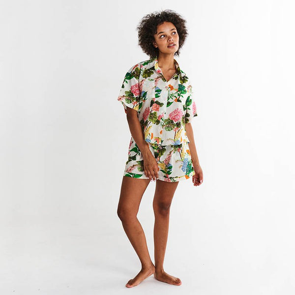 Find Bouquet Beauty Short Sleeve & Short Pyjamas - Kip & Co at Bungalow Trading Co.