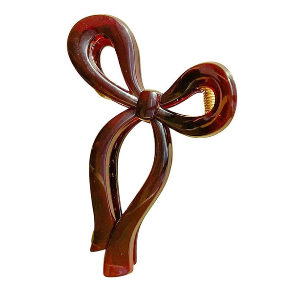 Find Bow Claw Clip Brown - Urban Products at Bungalow Trading Co.