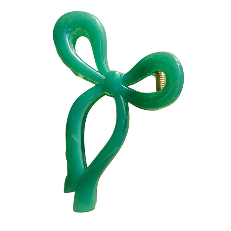 Find Bow Claw Clip Green - Urban Products at Bungalow Trading Co.