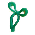 Bow Claw Clip Green