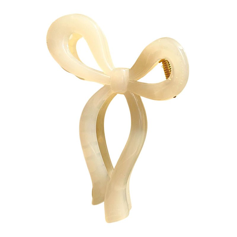 Find Bow Claw Clip White - Urban Products at Bungalow Trading Co.