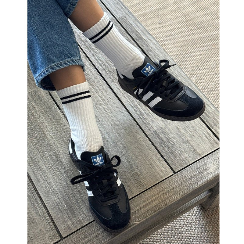 Find Boyfriend Socks Classic White - Le Bon Shoppe at Bungalow Trading Co.