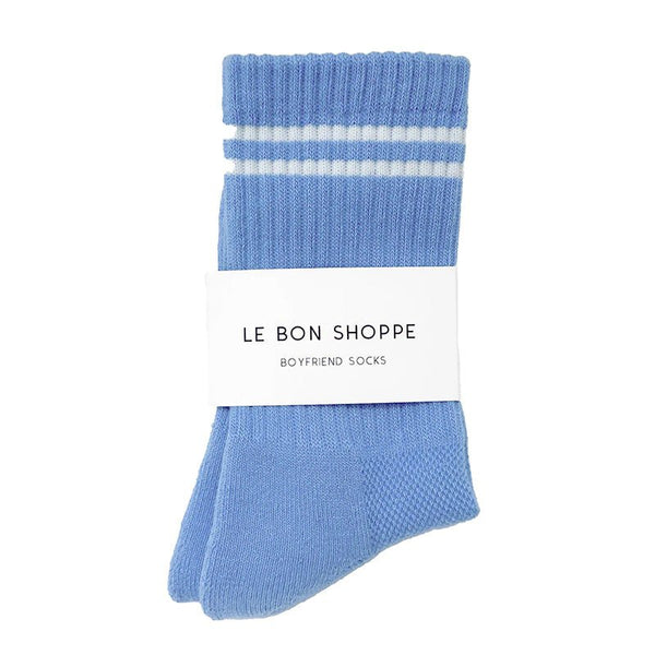 Find Boyfriend Socks French Blue - Le Bon Shoppe at Bungalow Trading Co.