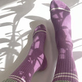 Find Boyfriend Socks Grape - Le Bon Shoppe at Bungalow Trading Co.