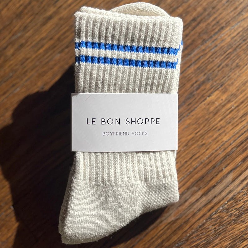 Find Boyfriend Socks Ice - Le Bon Shoppe at Bungalow Trading Co.