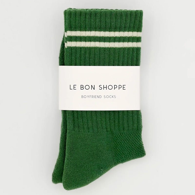 Find Boyfriend Socks Moss - Le Bon Shoppe at Bungalow Trading Co.