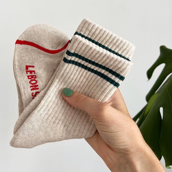 Find Boyfriend Socks Oatmeal - Le Bon Shoppe at Bungalow Trading Co.