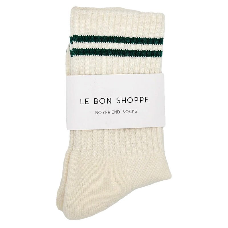 Find Boyfriend Socks Parchment - Le Bon Shoppe at Bungalow Trading Co.