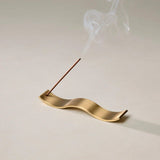 Find Brass Wave Incense Holder - This Is Incense at Bungalow Trading Co.