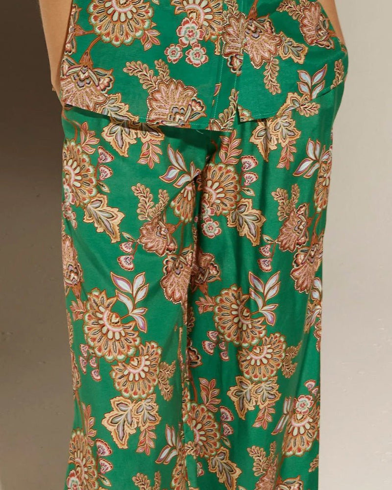 Find Breeze Pant K'gari Palm Green - Zoe Kratzmann at Bungalow Trading Co.