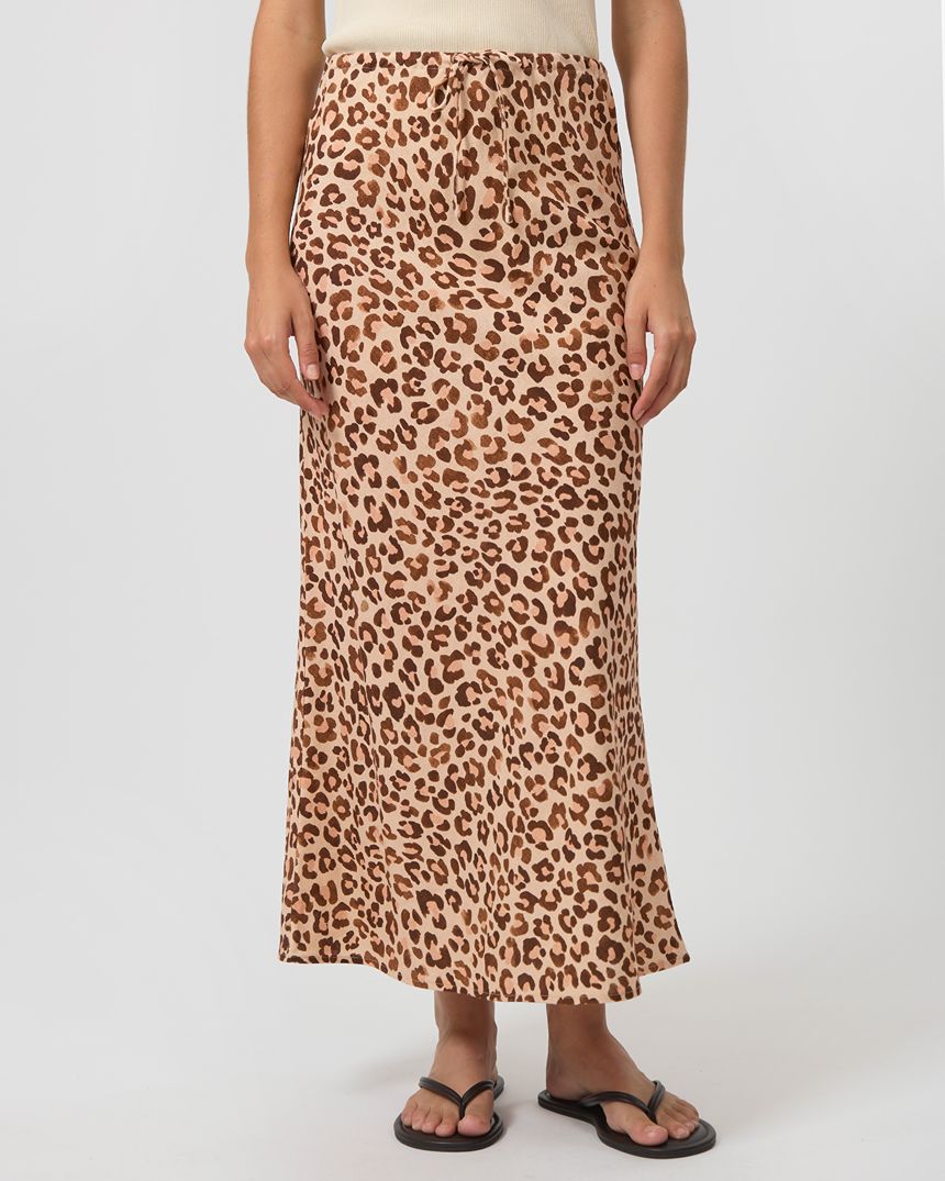 Brenda Skirt Femme Leopard