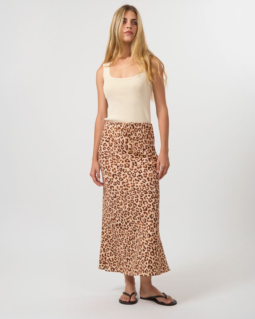 Brenda Skirt Femme Leopard