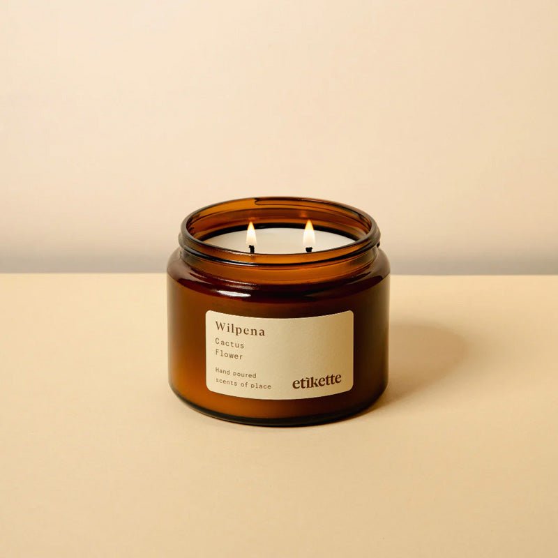 Find Brighton 500ml Double Wick Candle - Etikette at Bungalow Trading Co.