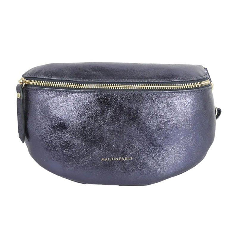 Find Bum Bag Metallic Marine - Maison Fanli at Bungalow Trading Co.