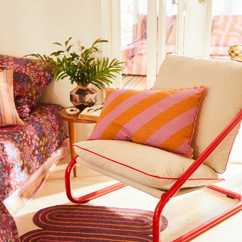 Find Bundi Stripe Cushion Desert - Sage & Clare at Bungalow Trading Co.