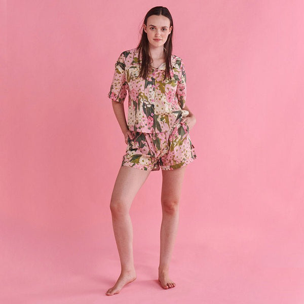 Find Bush Blossom Short Sleeve & Short Pyjamas - Kip & Co at Bungalow Trading Co.