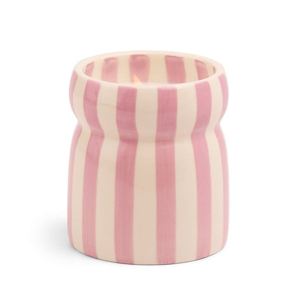 Find Cabana Lavender Striped Grecian Sand Candle - Designworks at Bungalow Trading Co.