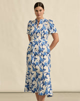 Cable Dress Azure Bouquet