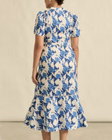 Cable Dress Azure Bouquet