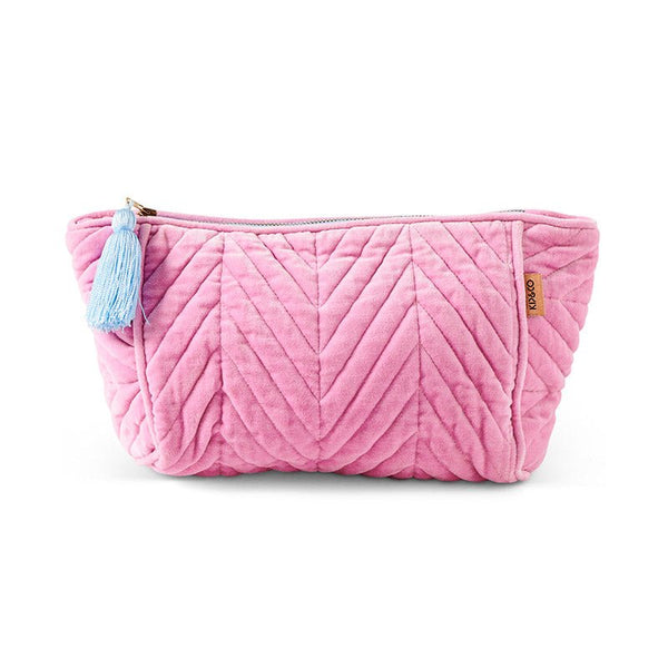 Find Candy Crush Velvet Toiletry Bag - Kip & Co at Bungalow Trading Co.