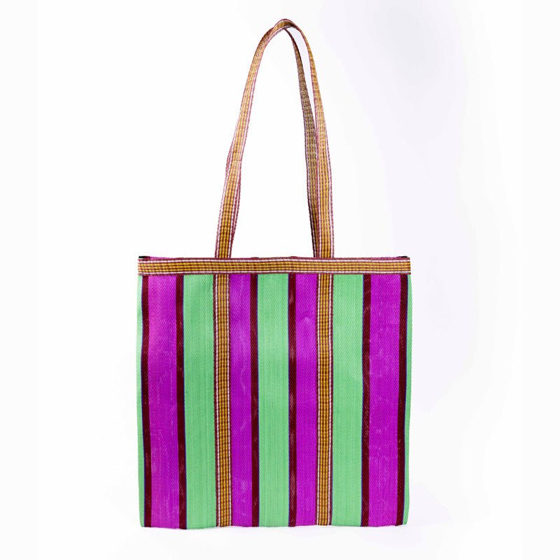 Find Cannes Purple Raspberry Tote - Parisian Cool at Bungalow Trading Co.