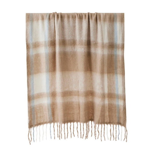 Find Capulet Wool Blend Throw Taupe - Coast to Coast at Bungalow Trading Co.