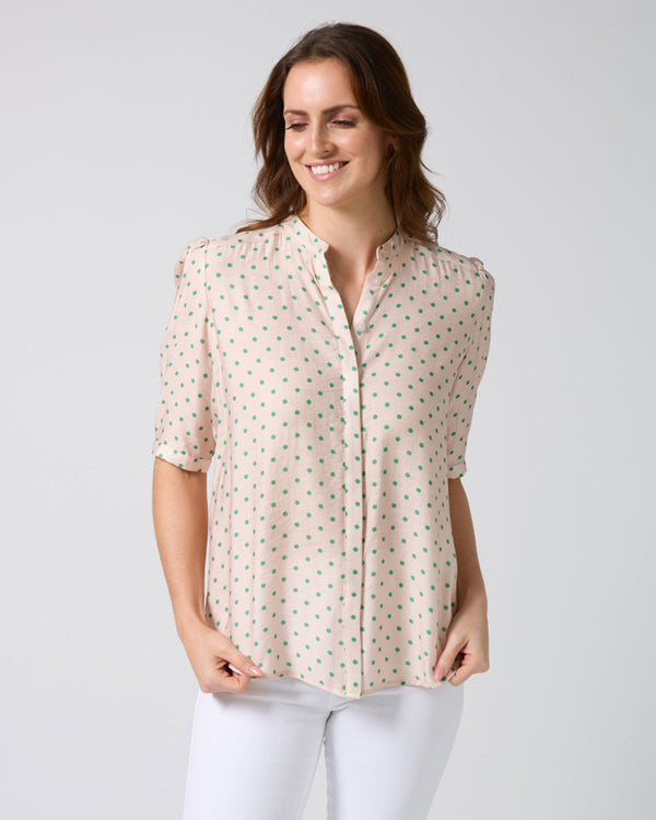 Cassie Blouse Peppermint Pattie