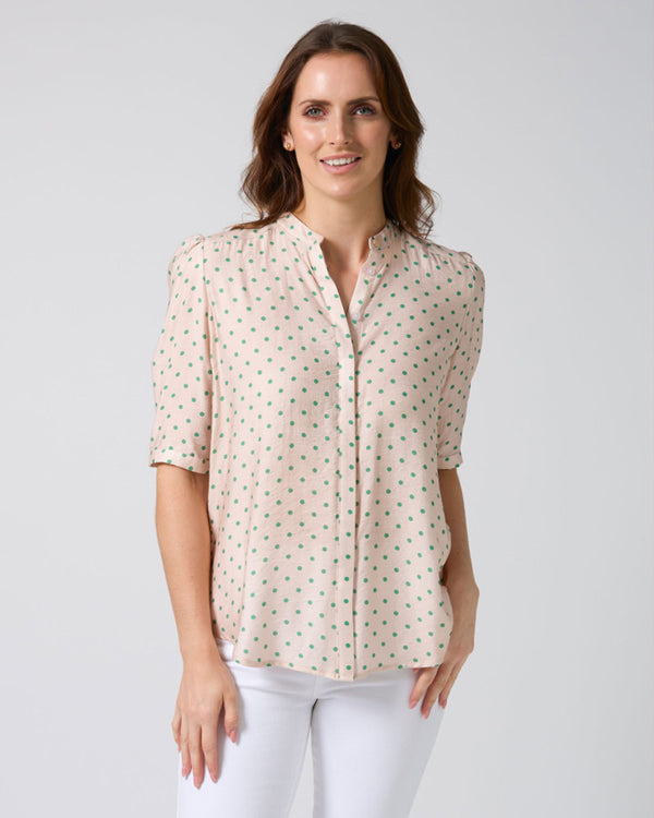 Cassie Blouse Peppermint Pattie