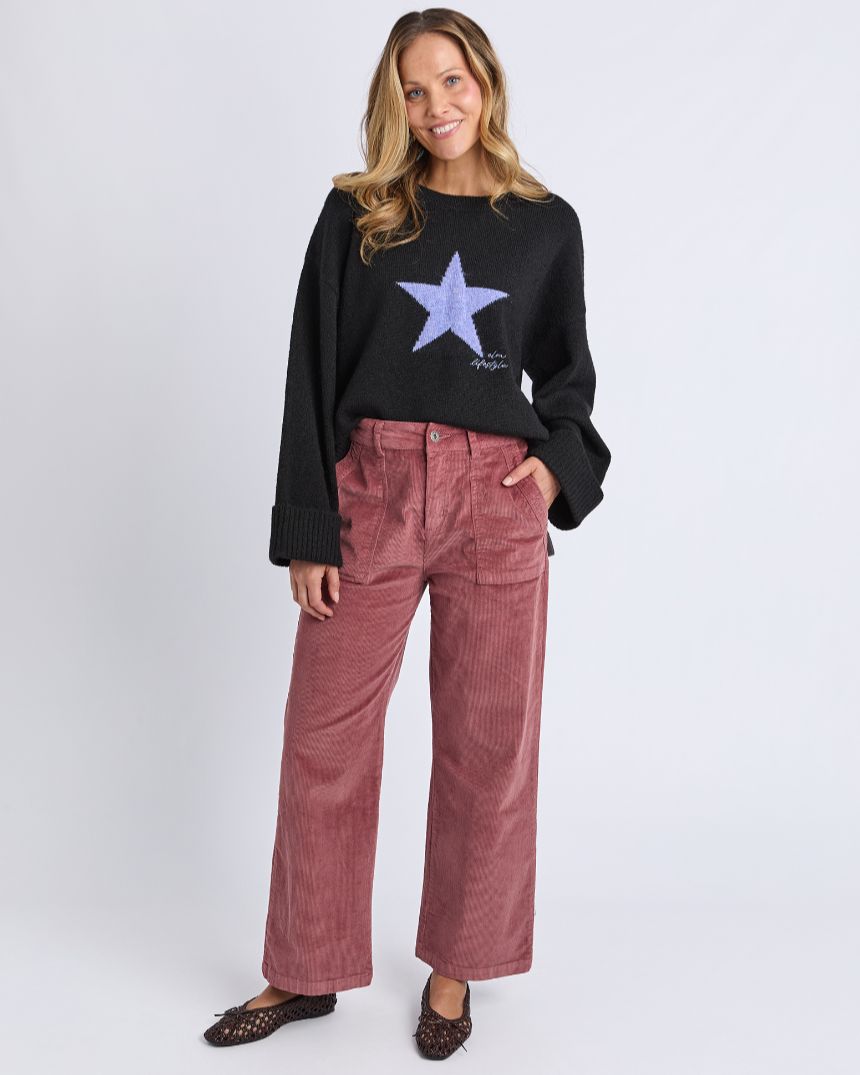 Cassie Cord Pant Dusty Pink