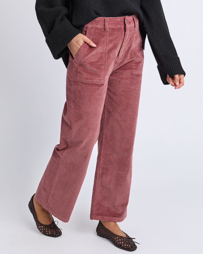 Cassie Cord Pant Dusty Pink