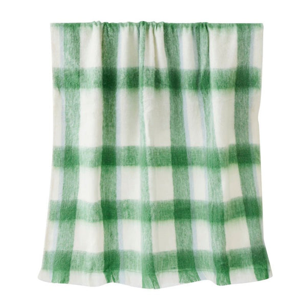 Find Cassio Wool Blend Throw Green - Coast to Coast at Bungalow Trading Co.