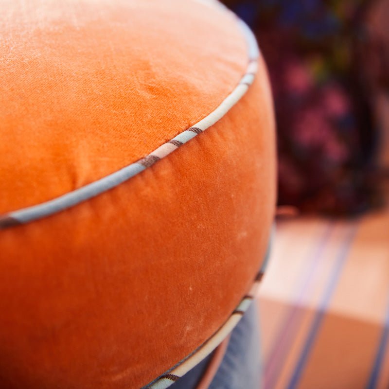 Find Castilo Round Velvet Cushion Desert - Sage & Clare at Bungalow Trading Co.