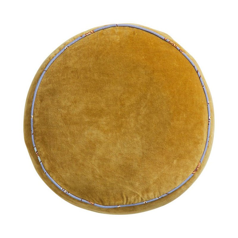 Find Castilo Round Velvet Cushion Ginger - Sage & Clare at Bungalow Trading Co.