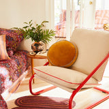 Find Castilo Round Velvet Cushion Ginger - Sage & Clare at Bungalow Trading Co.