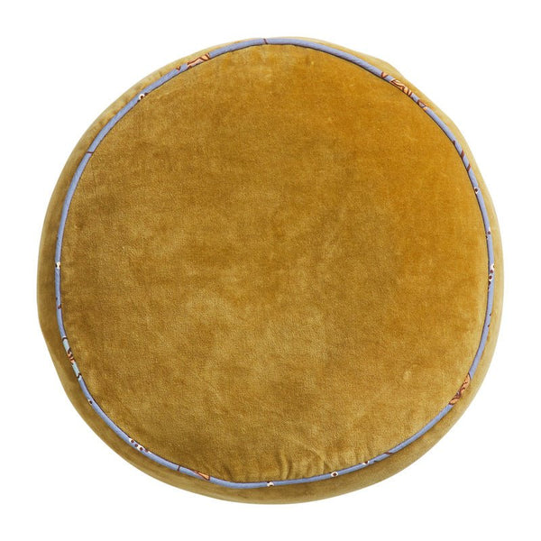 Find Castilo Round Velvet Cushion Ginger - Sage & Clare at Bungalow Trading Co.