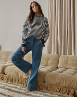 Find Celeste Jeans Long - 70s Blue - Kireina at Bungalow Trading Co.