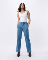 Find Celeste Jeans Long - 70s Blue - Kireina at Bungalow Trading Co.