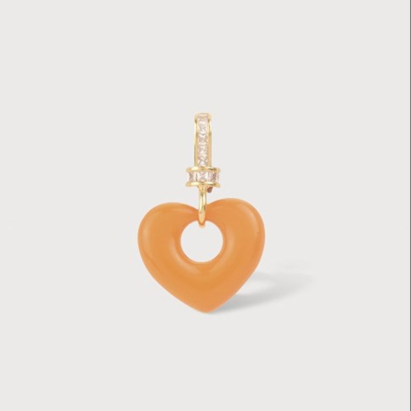 Charm Heart Orange